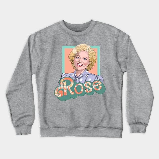 Golden Girls Malibu Rose Crewneck Sweatshirt by JeffLassiter